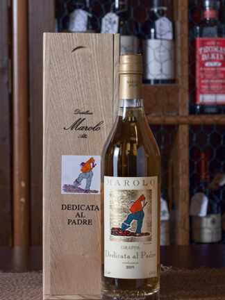 Grappa "Dedicata al padre" MAROLO ( cassetta in legno)