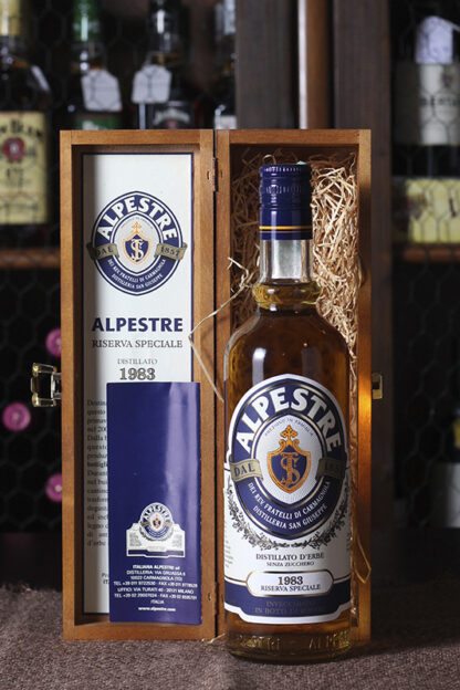 Alpestre riserva speciale 1983 con cassetta legno